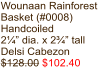 Wounaan Rainforest Basket (#0008) Handcoiled 2¼” dia. x 2¾” tall Delsi Cabezon $128.00 $102.40